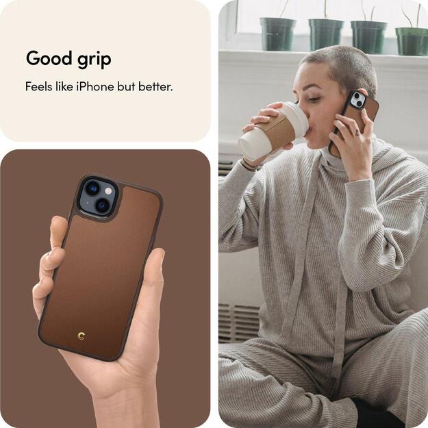 Spigen Cyrill Kajuk Mag Case with MagSafe for iPhone 14 Plus - Brown 1