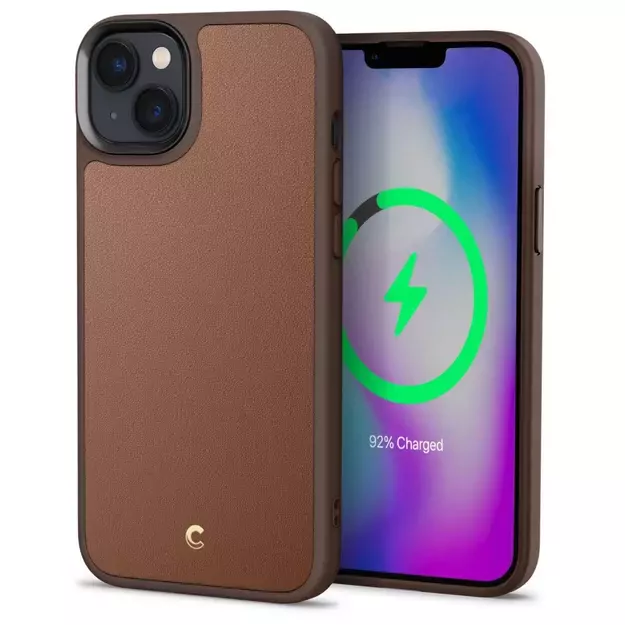 Spigen Cyrill Kajuk Mag Case with MagSafe for iPhone 14 Plus - Brown 37