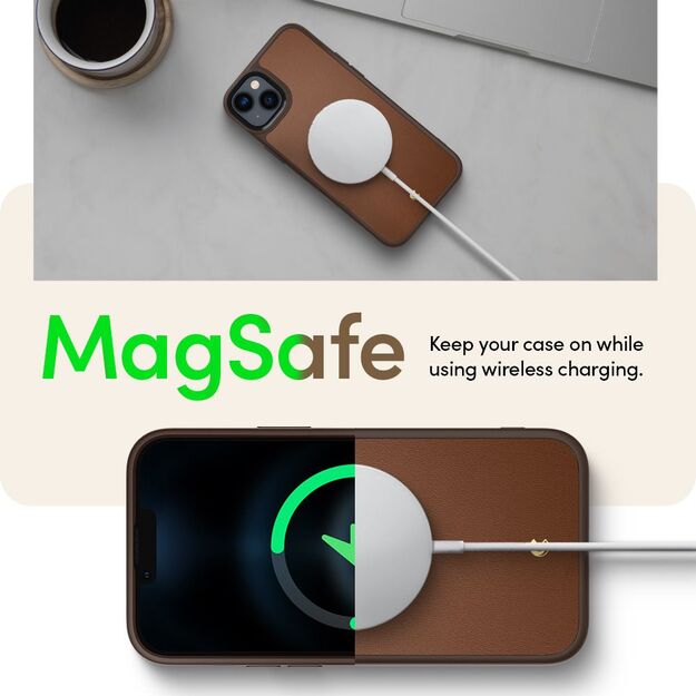 Spigen Cyrill Kajuk Mag Case with MagSafe for iPhone 14 Plus - Brown 10