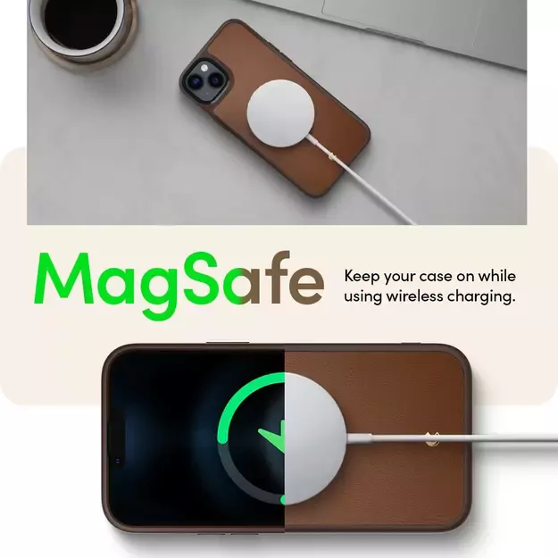 Spigen Cyrill Kajuk Mag Case with MagSafe for iPhone 14 Plus - Brown 45