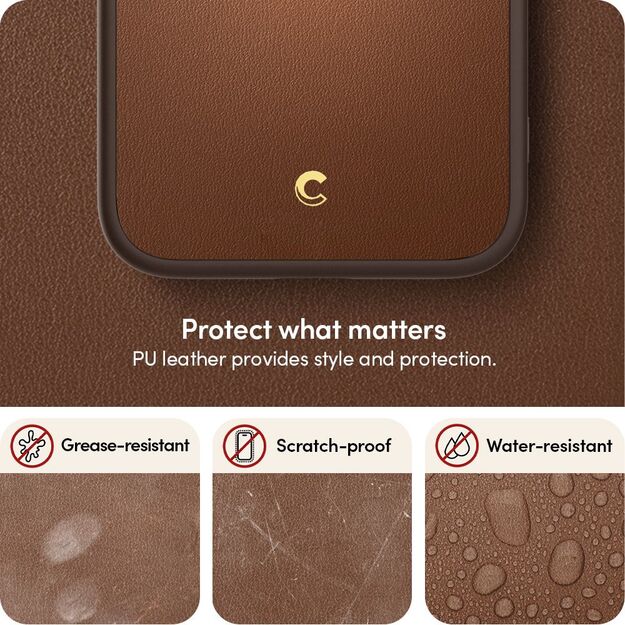 Spigen Cyrill Kajuk Mag Case with MagSafe for iPhone 14 Plus - Brown 3
