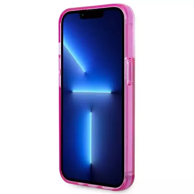 Karl Lagerfeld KLHCP14LLCKVF iPhone 14 Pro 6,1  różowy/pink hardcase Liquid Glitter Elong 4