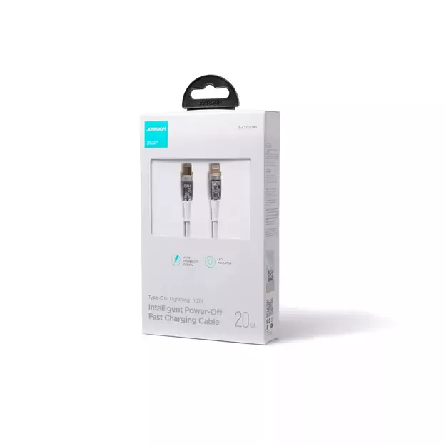 Joyroom Star-Cloud Series A3 USB-C / Lightning Cable 20W 1.2m with Smart Switch - White 2