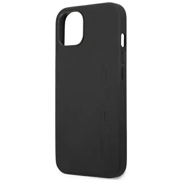 AMG AMHCP14SDOLBK iPhone 14 6.1 &quot black / black hardcase Leather Hot Stamped 5