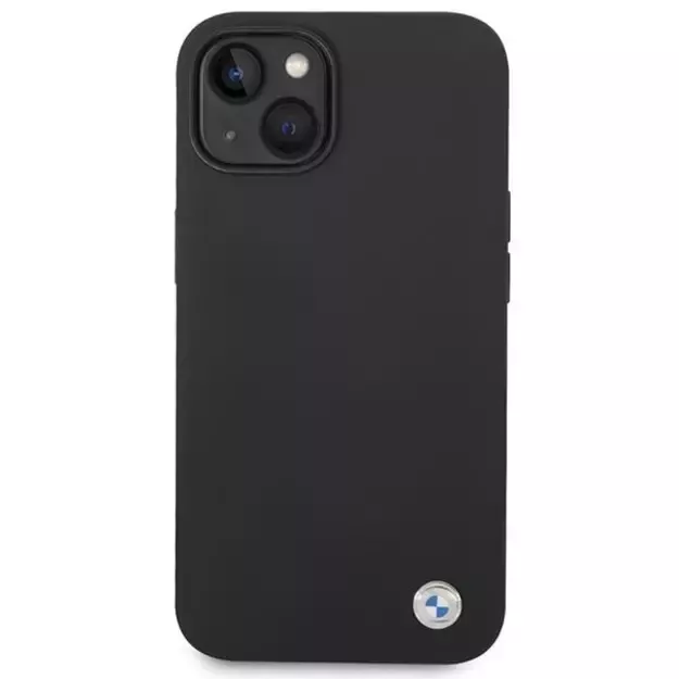 Etui BMW BMHCP14SSILBK iPhone 14 6,1  czarny/black Silicone Metal Logo 9