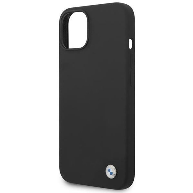 Etui BMW BMHCP14SSILBK iPhone 14 6,1  czarny/black Silicone Metal Logo 7