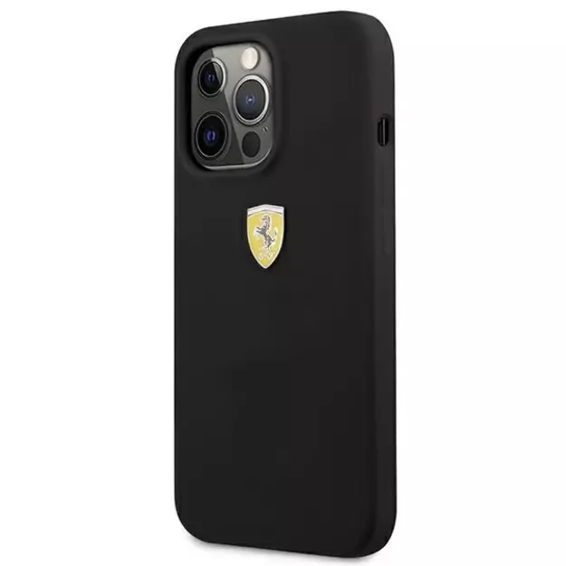 Ferrari FESSIHCP13XBK iPhone 13 Pro Max 6.7&quot  black/black hardcase Silicone 1