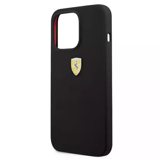 Ferrari FESSIHCP13XBK iPhone 13 Pro Max 6.7&quot  black/black hardcase Silicone 5
