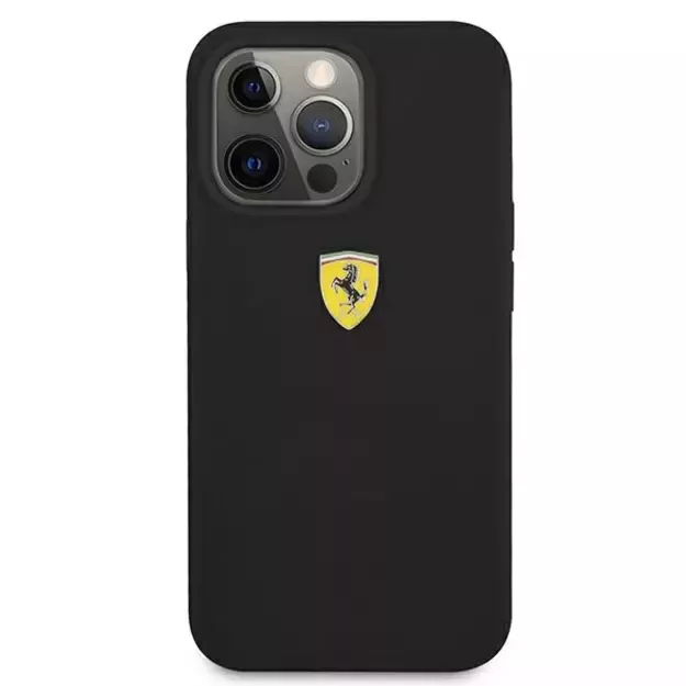 Ferrari FESSIHCP13XBK iPhone 13 Pro Max 6.7&quot  black/black hardcase Silicone 2
