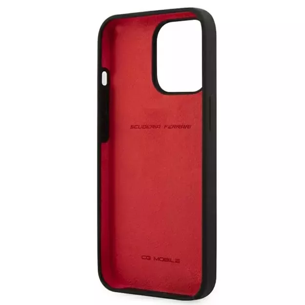 Ferrari FESSIHCP13XBK iPhone 13 Pro Max 6.7&quot  black/black hardcase Silicone 6