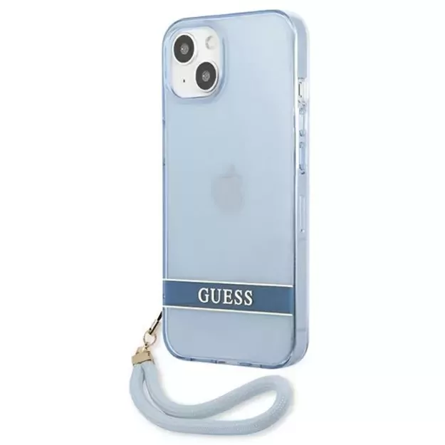 Guess GUHCP13MHTSGSB iPhone 13 6.1 &quot blue / blue hardcase Translucent Stap 1