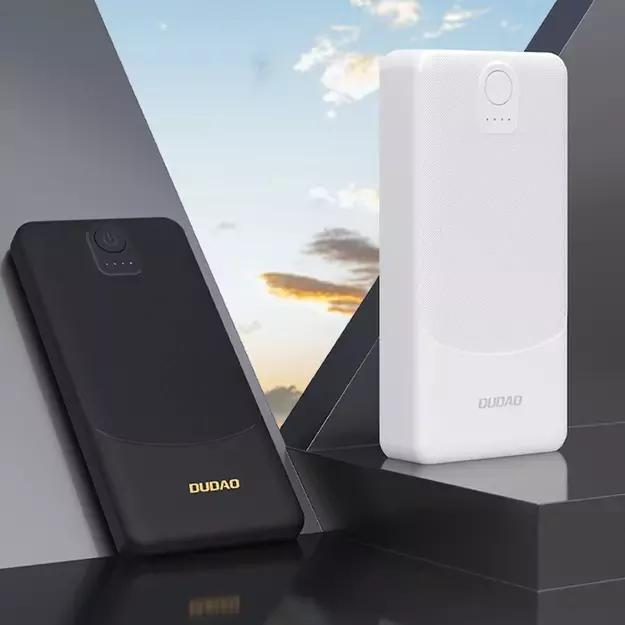 Powerbank Dudao K10 10000mAh 2.4A 2 x USB-A - white 7