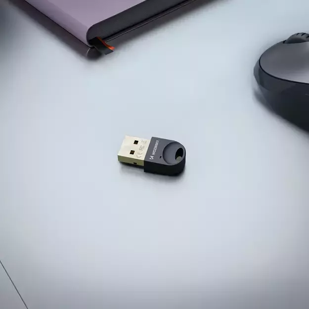 Mini Bluetooth 5.4 Adapter Wozinsky WUSB54YS USB-A Receiver Transmitter for Computer - Black 4