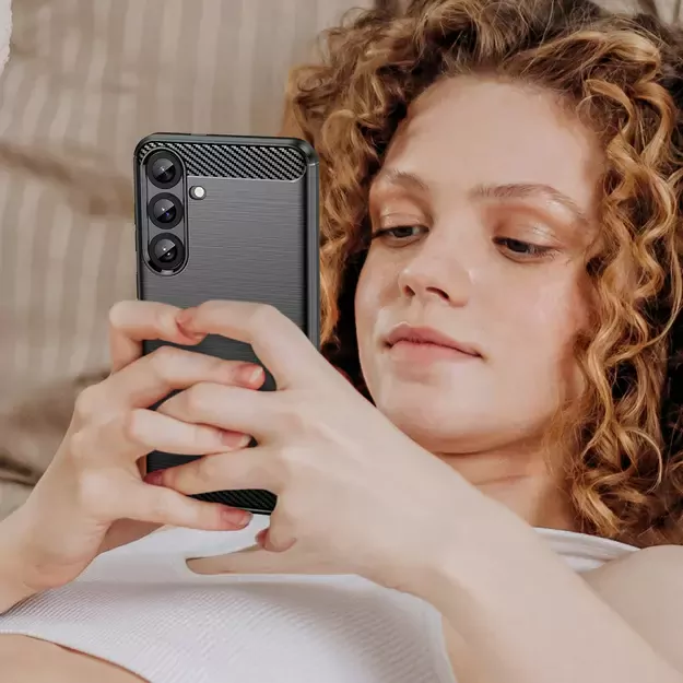 Carbon Case for Samsung Galaxy S25+ - Black 12