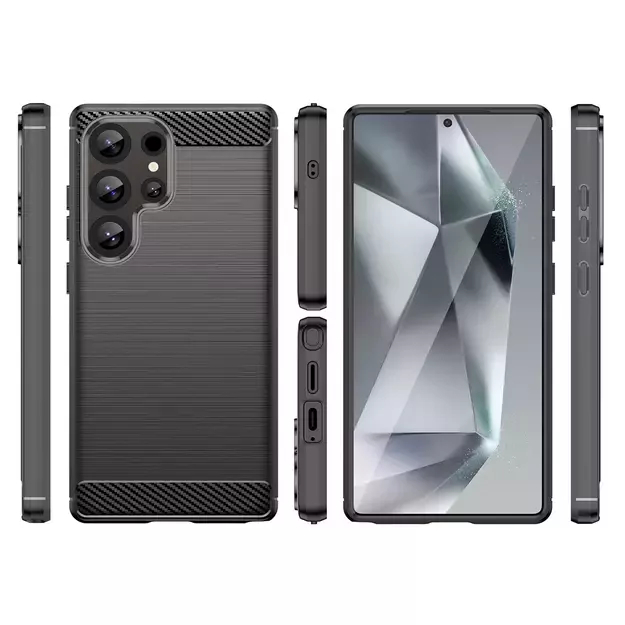 Carbon Case for Samsung Galaxy S25 Ultra - Black 1