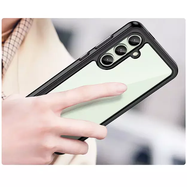 Outer Space Case with Gel Frame for Samsung Galaxy S24 FE - Black 9