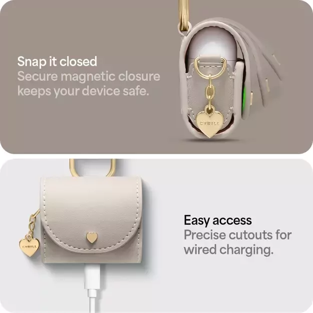 Spigen Cyrill Mini Bag for AirPods 4 - Beige 18