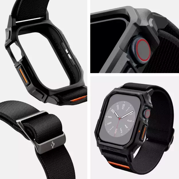 Spigen Lite Fit &quot PRO&quot  Strap for Apple Watch 10 46mm - Black 8