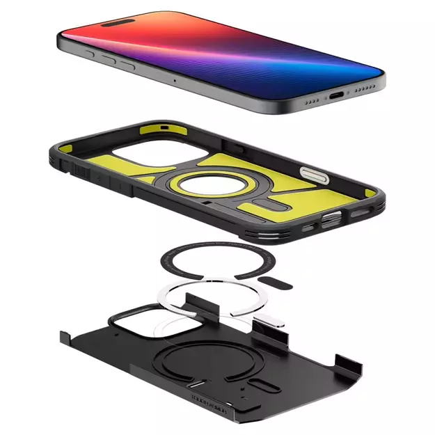 Spigen Tough Armor &quot T&quot  MagSafe case for iPhone 16 Pro - black 3