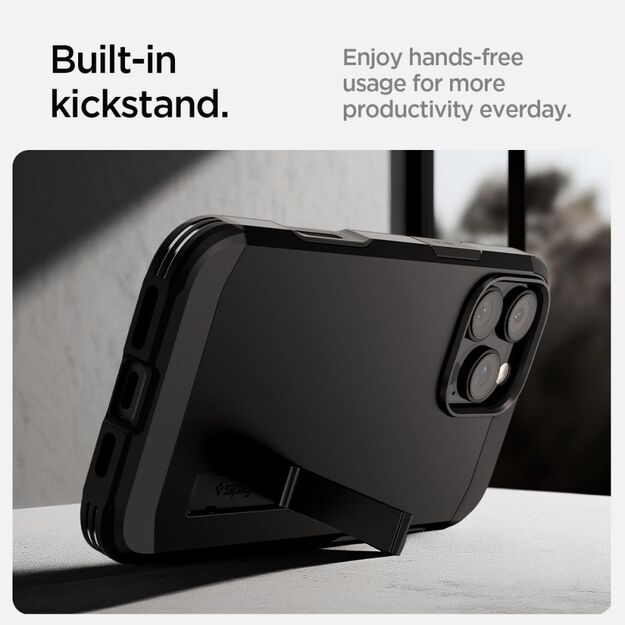 Spigen Tough Armor &quot T&quot  MagSafe case for iPhone 16 Pro - black 12