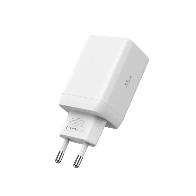 Tech-Protect NC45W-GAN 2-PORT PD45W Charger + TYPE-C CABLE - white 3