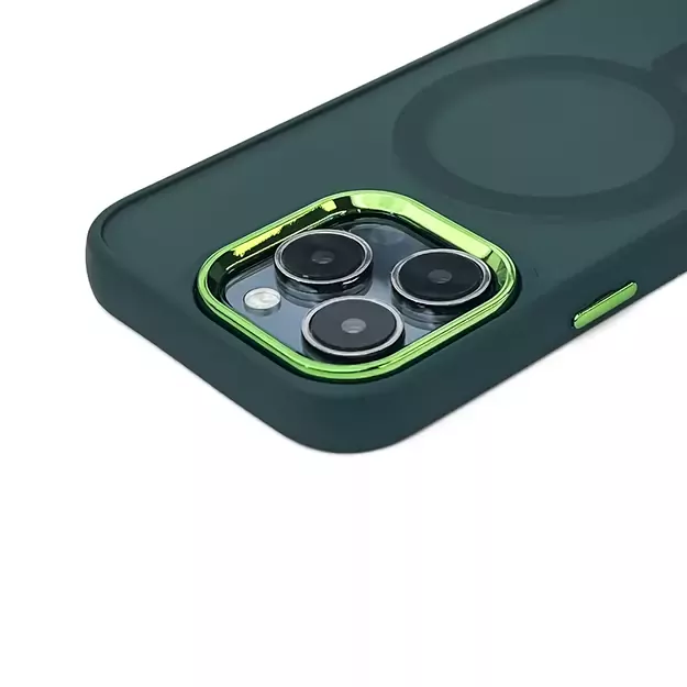 Wozinsky Fashion Case with MagSafe for Samsung Galaxy S24 FE - Green 3