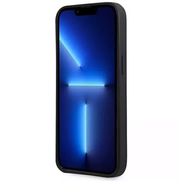 Guess GUHCP14MPSATLK iPhone 14 Plus 6,7 &quot black / black hardcase SaffianoTriangle Logo 11