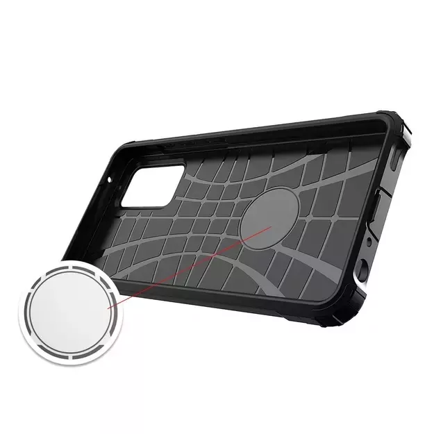 Hybrid Armor Case for Samsung Galaxy A26 - Black 4