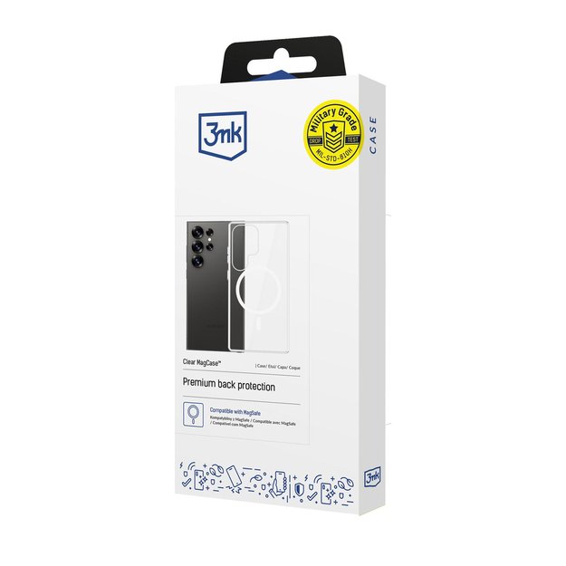 3mk Clear MagCase for Samsung Galaxy S25 Ultra - transparent 6