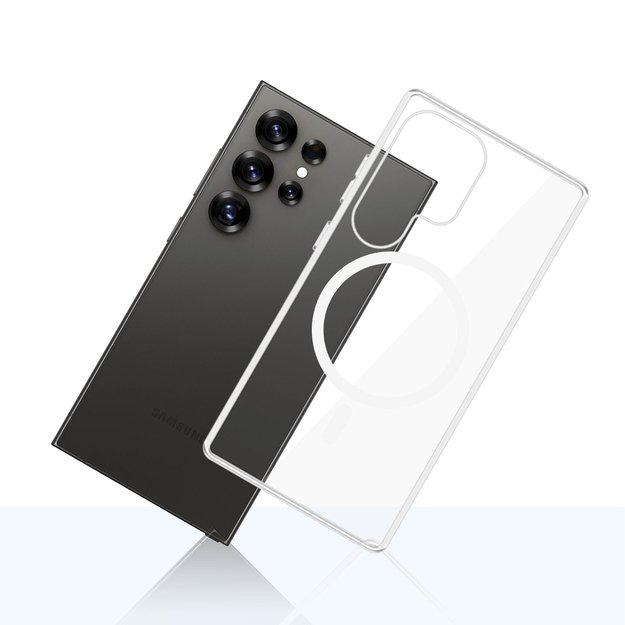 3mk Clear MagCase for Samsung Galaxy S25 Ultra - transparent 1