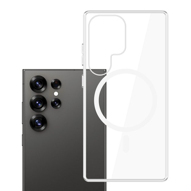 3mk Clear MagCase for Samsung Galaxy S25 Ultra - transparent 9