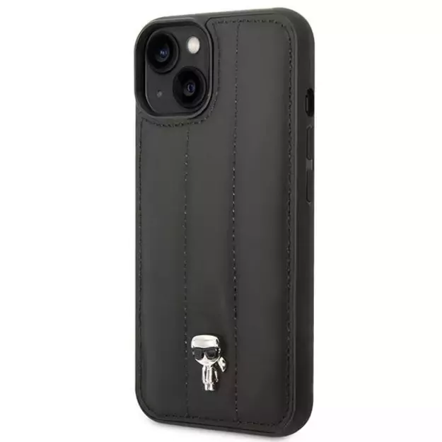 Karl Lagerfeld KLHCP14MPSQPK iPhone 14 Plus 6,7  hardcase czarny/black Puffy Ikonik Pin 1