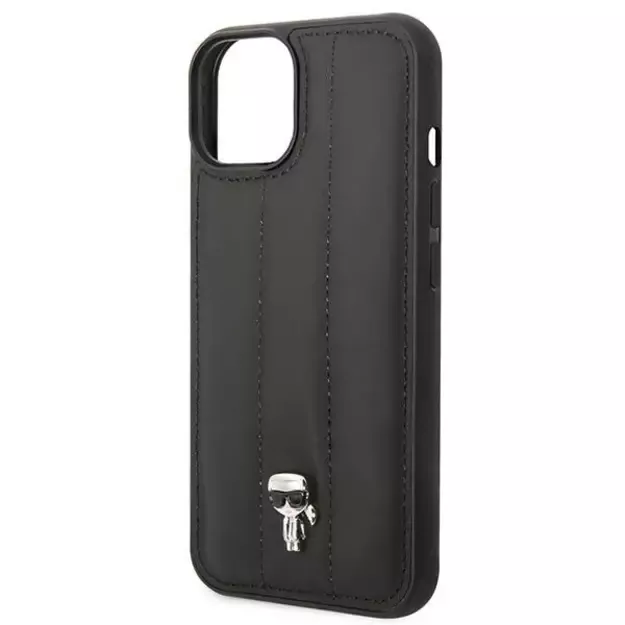 Karl Lagerfeld KLHCP14MPSQPK iPhone 14 Plus 6,7  hardcase czarny/black Puffy Ikonik Pin 14