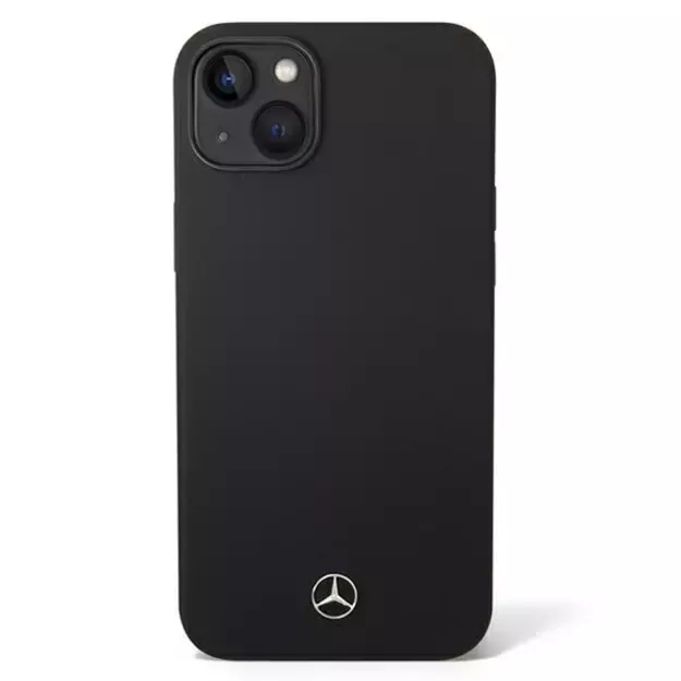 Mercedes Silicone Line MagSafe case for iPhone 14 - black 1