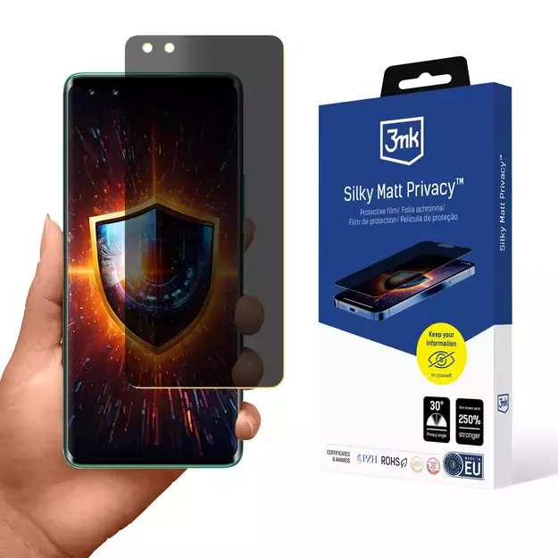 3mk Silky Matt Privacy Privacy Screen Protector for Huawei Nova 11 Pro