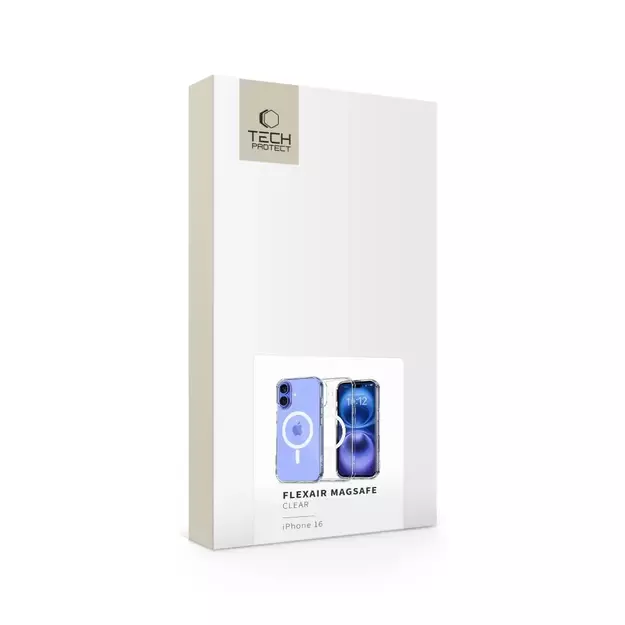 Tech-Protect FlexAir MagSafe iPhone 16 Case - Clear 6