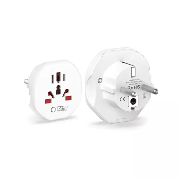 Tech-Protect Universal Travel Adapter to EU - white 6
