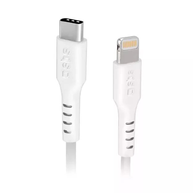 SBS TECABLELIGTC2W USB-C - Lightning Cable 2 m - White