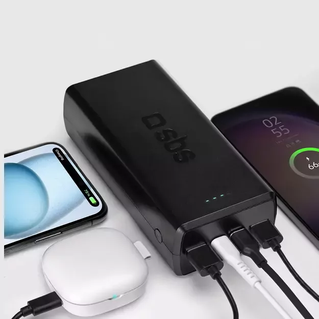Powerbank SBS TTBB30000PD20K 30000 mAh 2 x USB-C 2 x USB-A - black 5