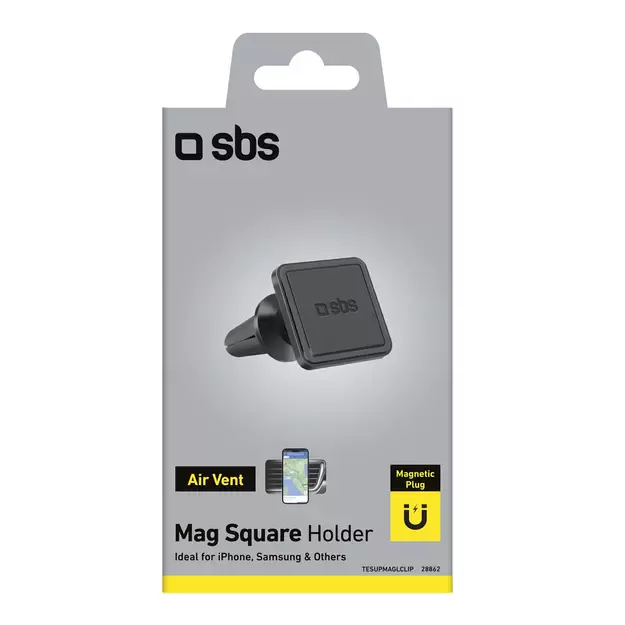 Magnetic smartphone holder SBS TESUPMAGLCLIP - black 10
