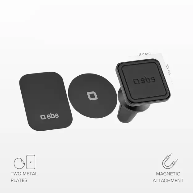 Magnetic smartphone holder SBS TESUPMAGLCLIP - black 8