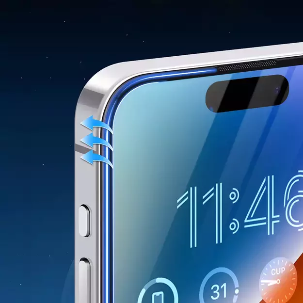 Joyroom JR-MAR0315 tempered glass with anti-reflection for iPhone 15/16 8