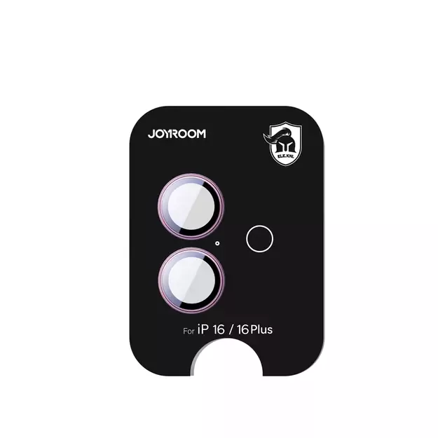 Joyroom JR-MFY0259 protective glass for iPhone 16/16 Plus lenses - pink