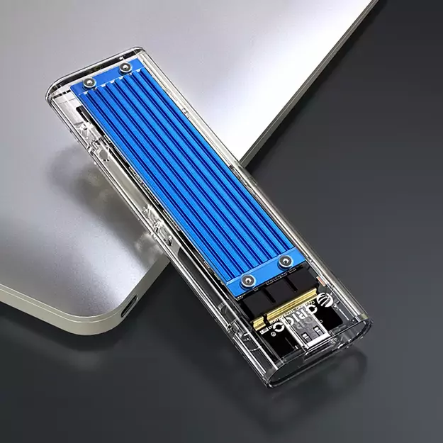 Orico TCM2-C3 M.2 NVME to USB-C 10Gb/s Disk Drive - Blue 6