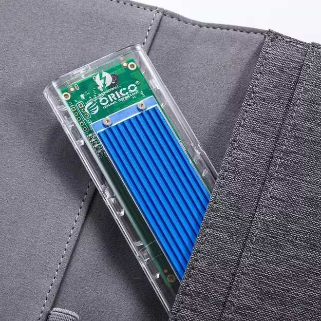 Orico TCM2-C3 M.2 NVME to USB-C 10Gb/s Disk Drive - Blue 4