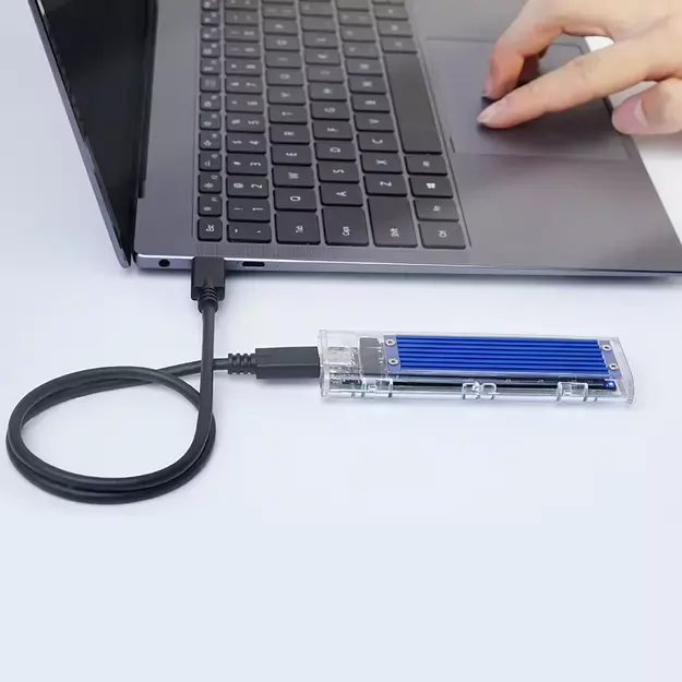 Orico TCM2-C3 M.2 NVME to USB-C 10Gb/s Disk Drive - Blue 1