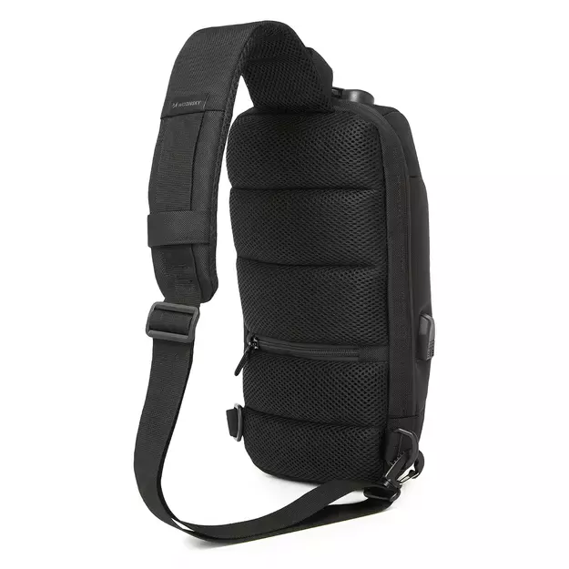 Wozinsky Premium Single Shoulder Anti-Theft City Backpack with Organizer and USB - Black 9