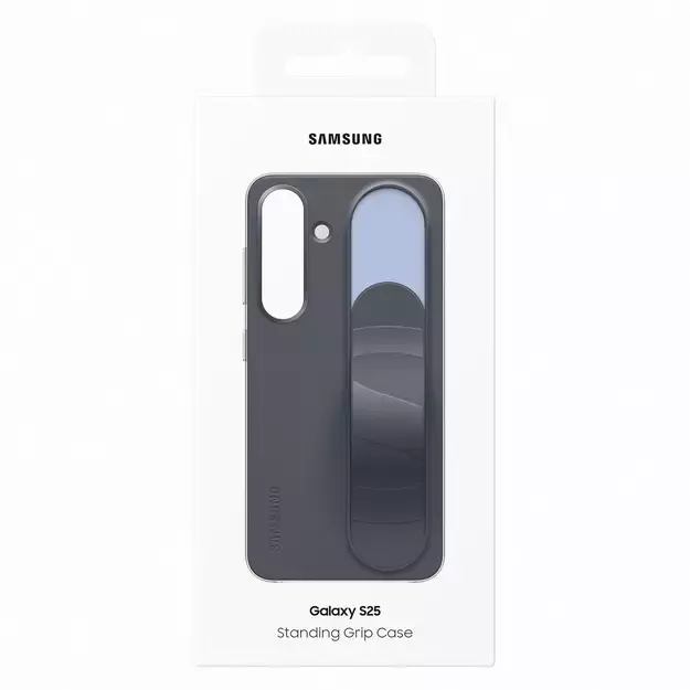Samsung Standing Grip Case EF-GS931CBEGWW Silicone Case with Holder / Stand for Samsung Galaxy S25 - Black 5