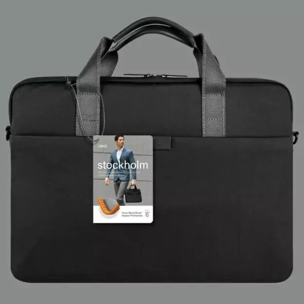 Uniq Stockholm bag for a 16&quot  laptop - black 11