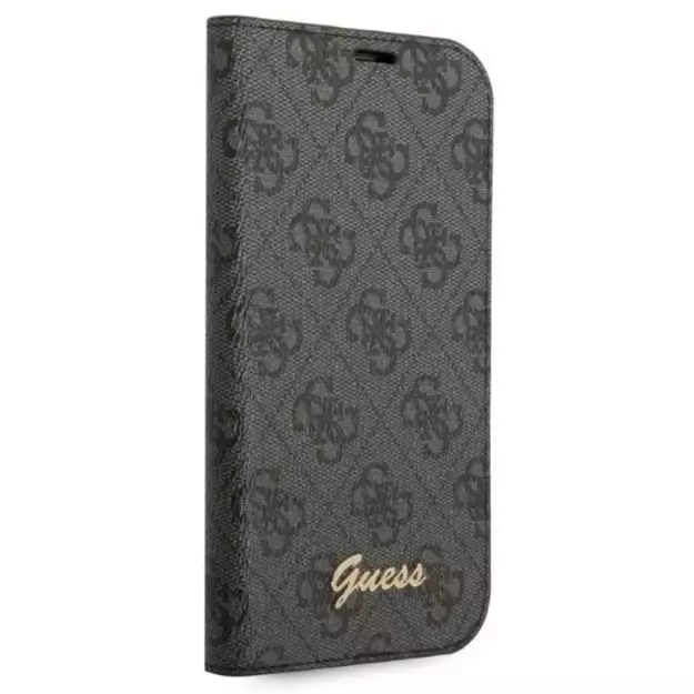 Guess GUBKP14LHG4SHK iPhone 14 Pro 6.1 &quot black / black book 4G Vintage Gold Logo 4